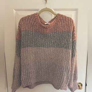 Storia Sequin Chunky Knit Sweater